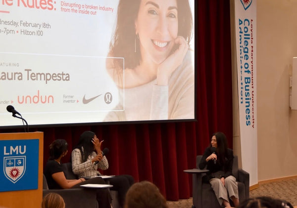 Laura Tempesta on stage at LMU