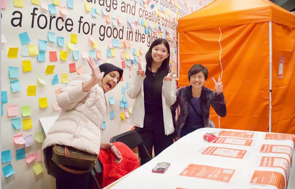 Students at the LMU activation